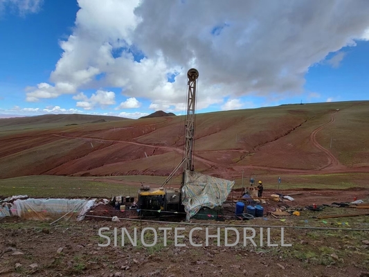 broca de núcleo de superfície Rig For Ore Geological Exploration do QG de 1200m